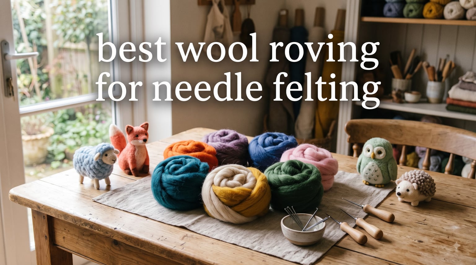 best wool roving for needle felting