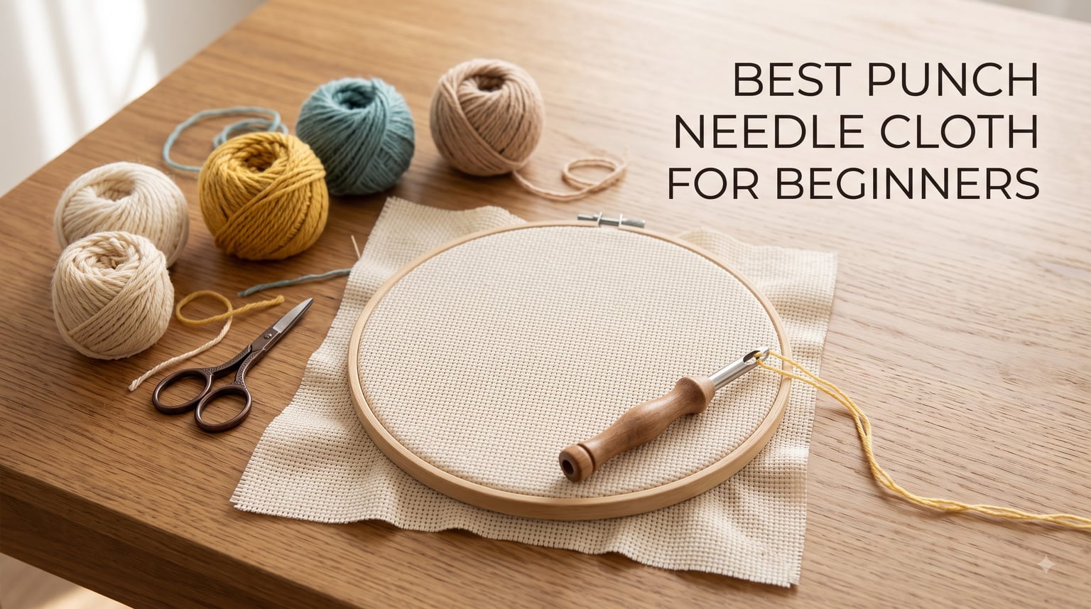 best punch needle cloth for beginners