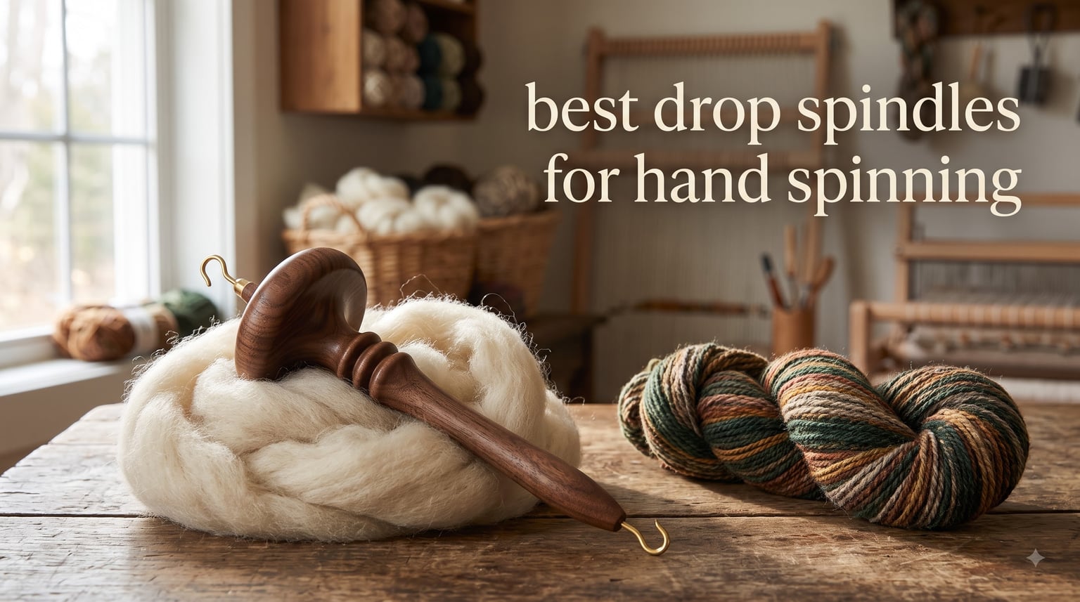 best drop spindles for hand spinning