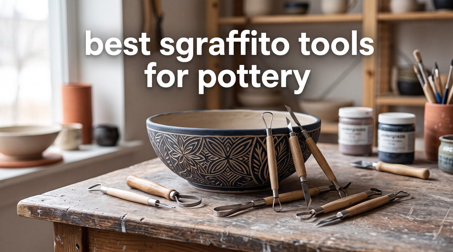 best sgraffito tools for pottery