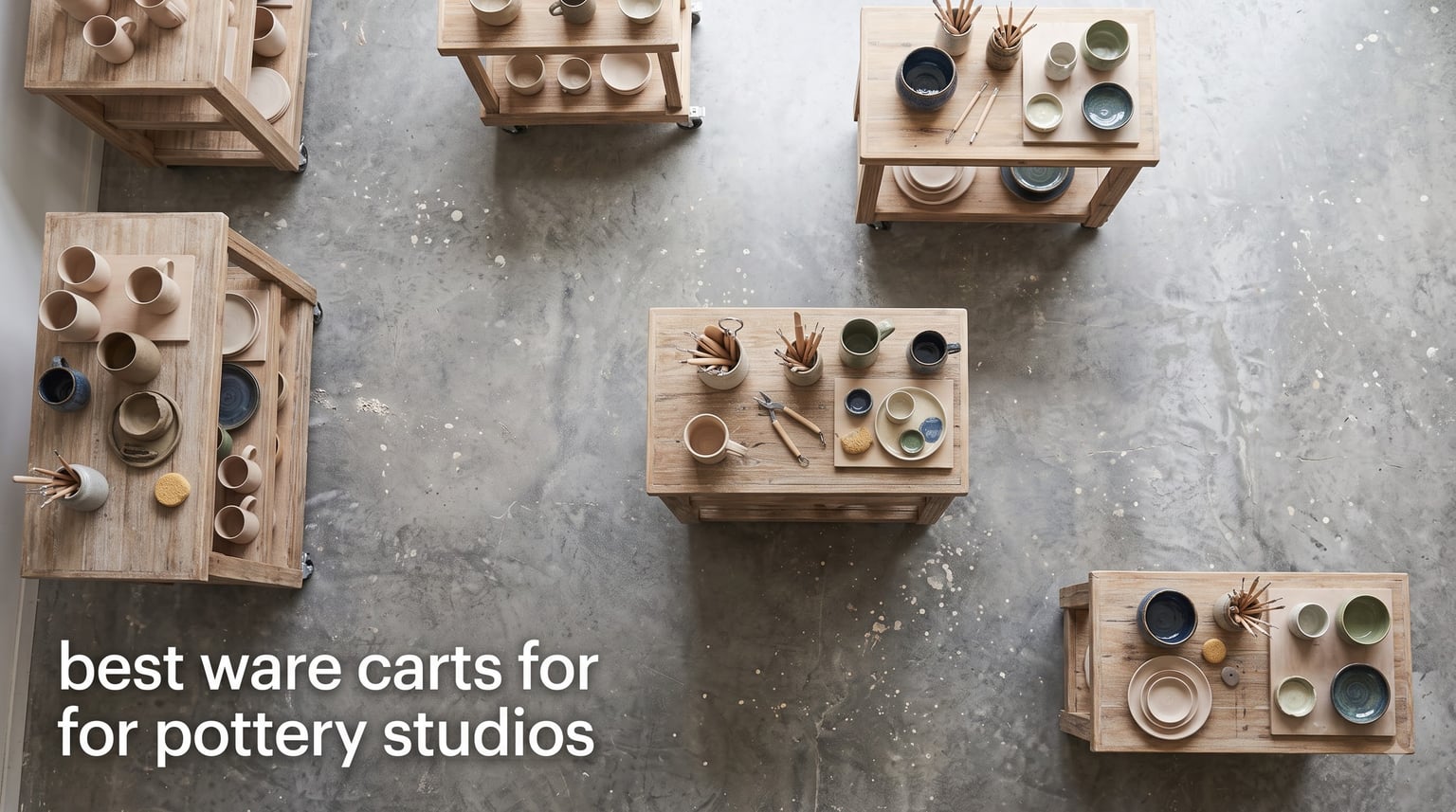 best ware carts for pottery studios