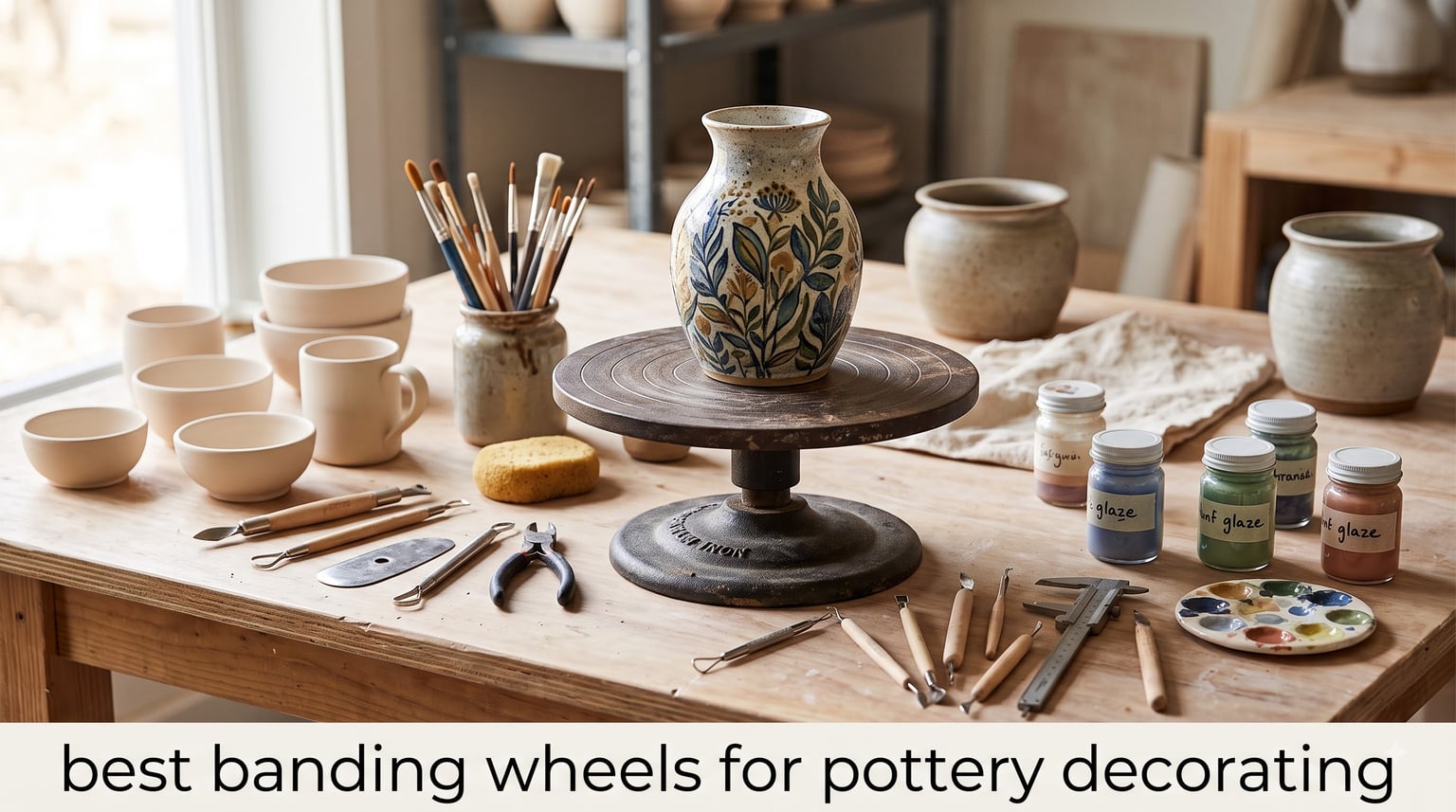 best banding wheels for pottery decorating