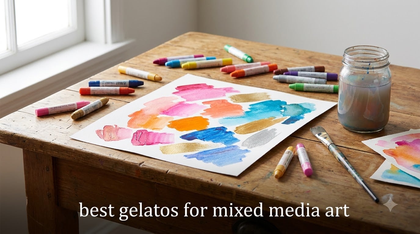 best gelatos for mixed media art