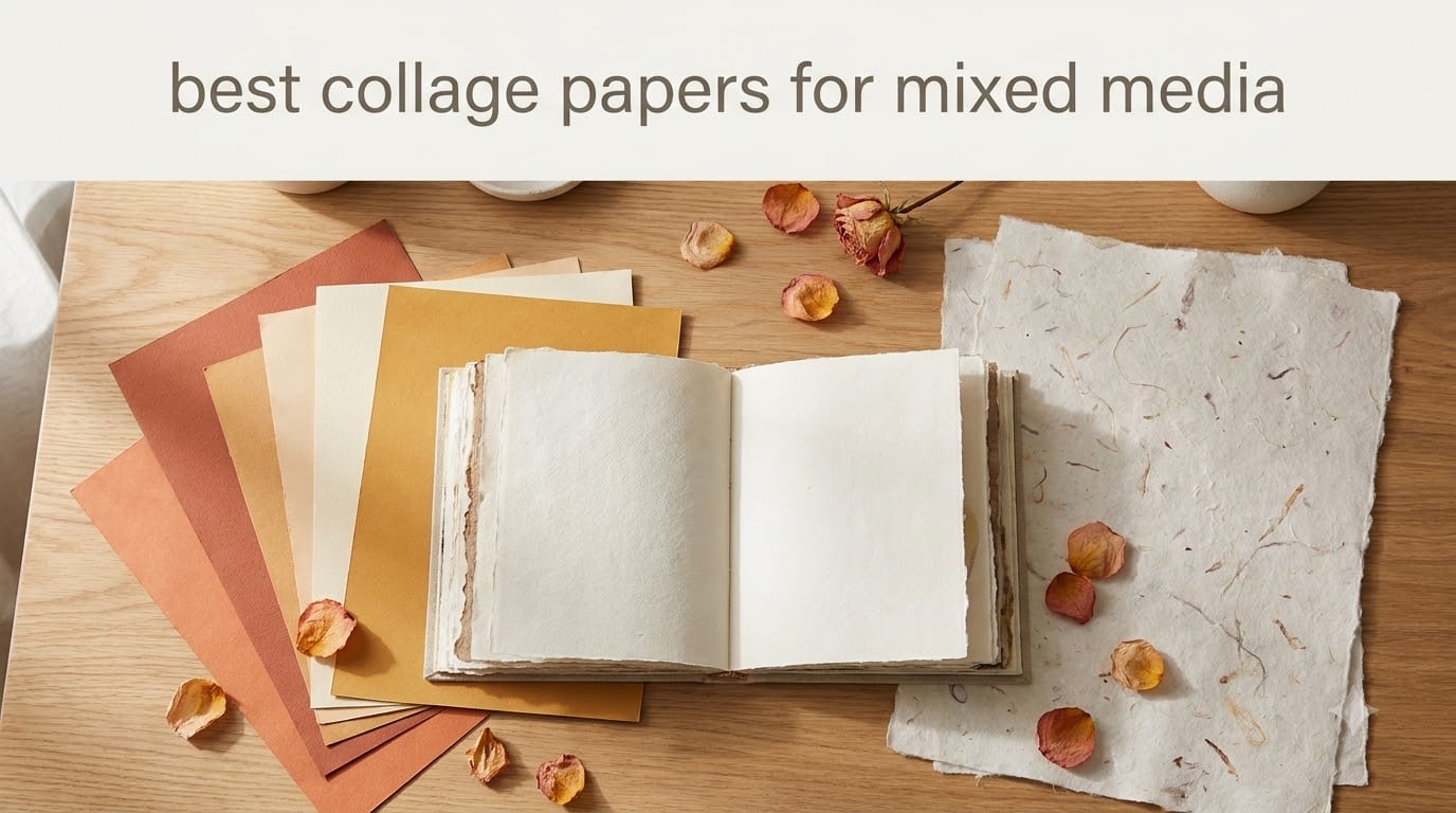 best collage papers for mixed media