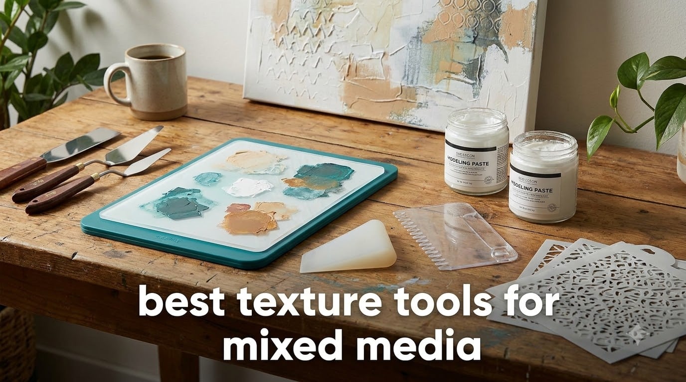 best texture tools for mixed media
