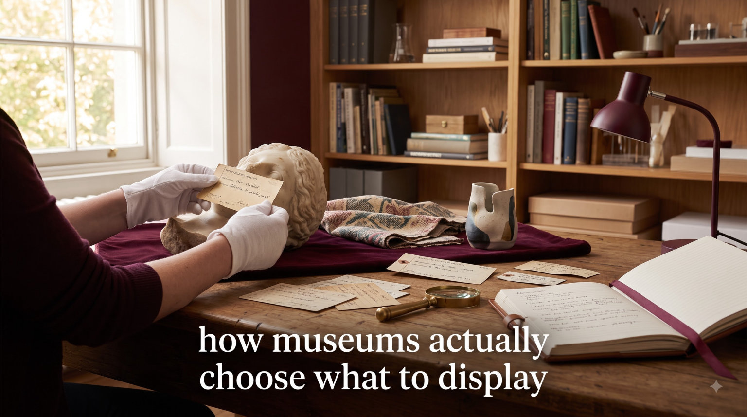 how museums actually choose what to display