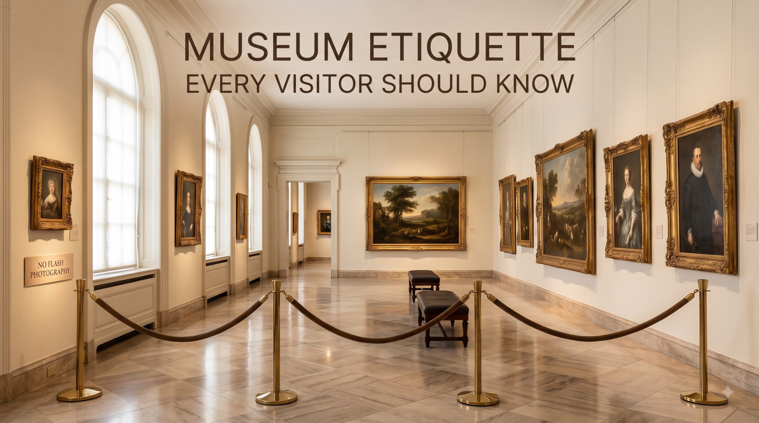museum etiquette every visitor should know
