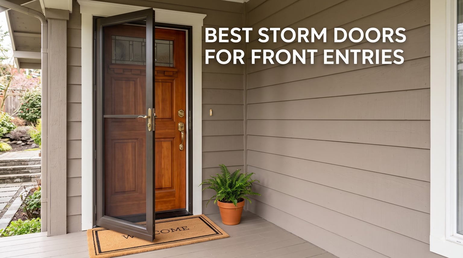 best storm doors for front entries