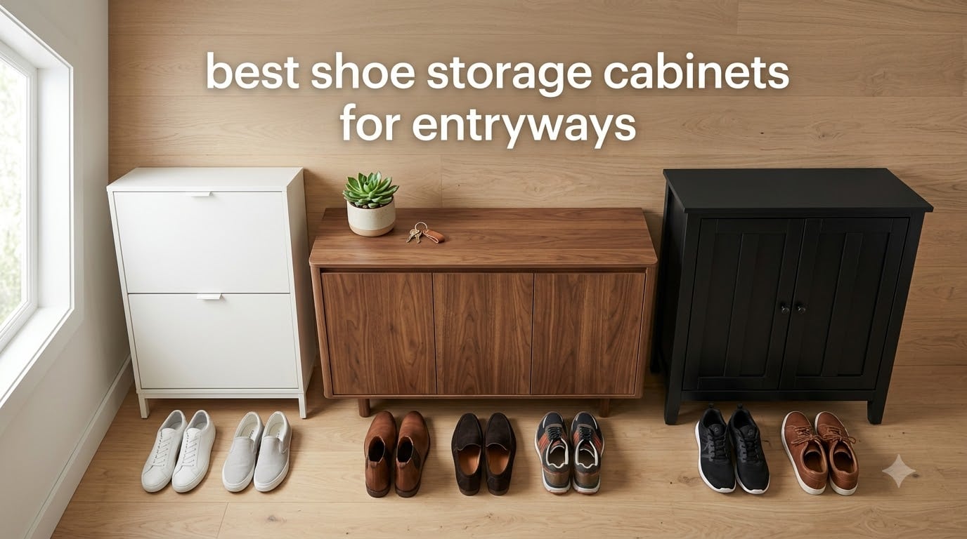 best shoe storage cabinets for entryways