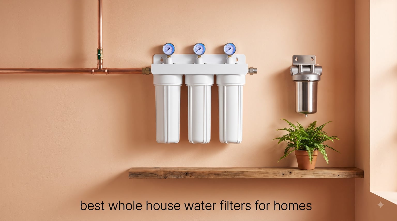best whole house water filters for homes