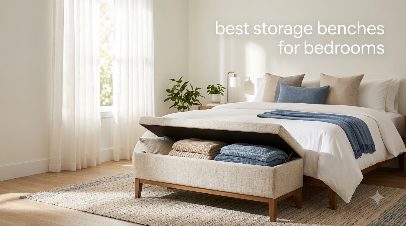 best storage benches for bedrooms
