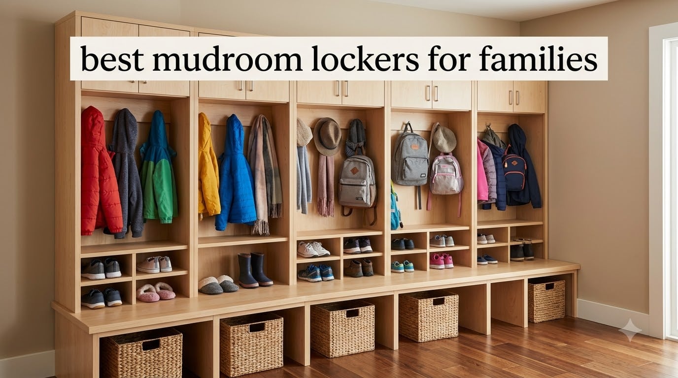 best mudroom lockers for families