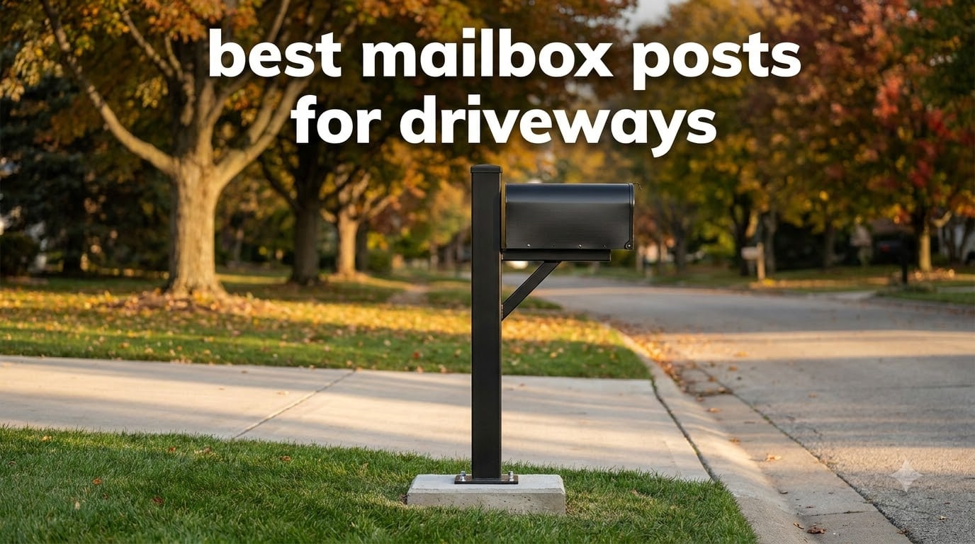 best mailbox posts for driveways