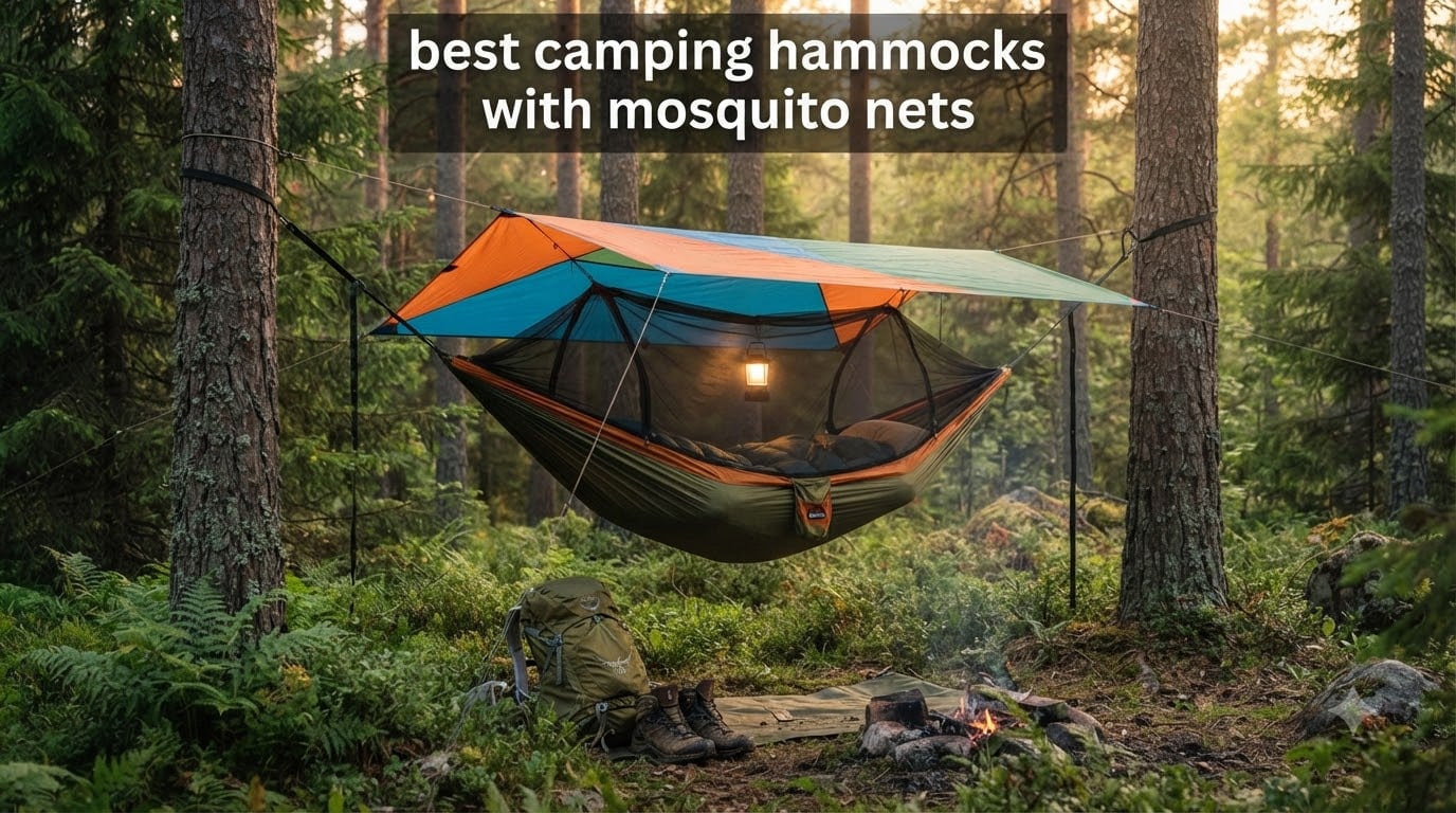 best camping hammocks with mosquito nets