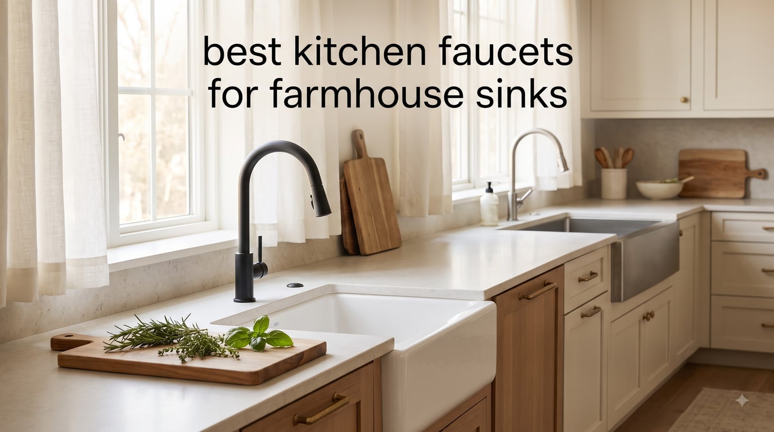 best kitchen faucets for farmhouse sinks