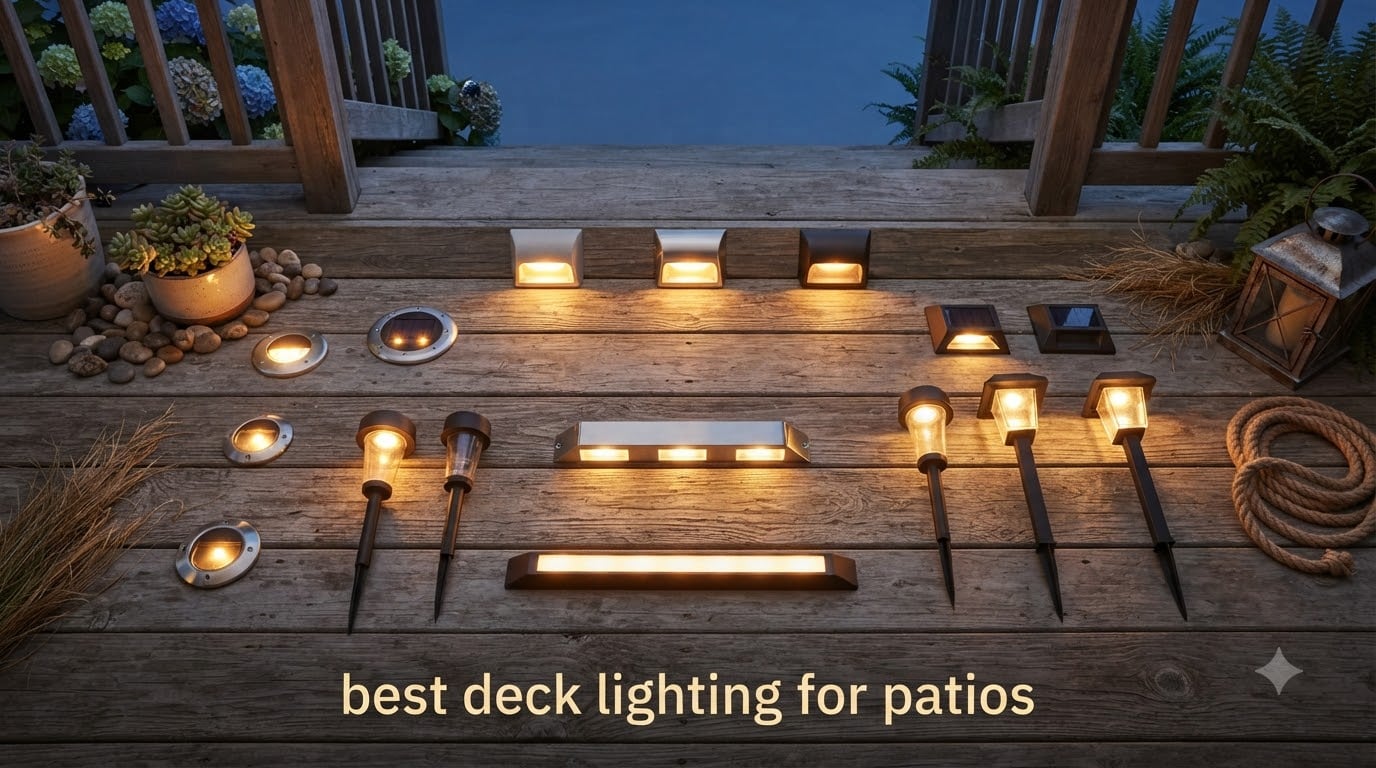 best deck lighting for patios