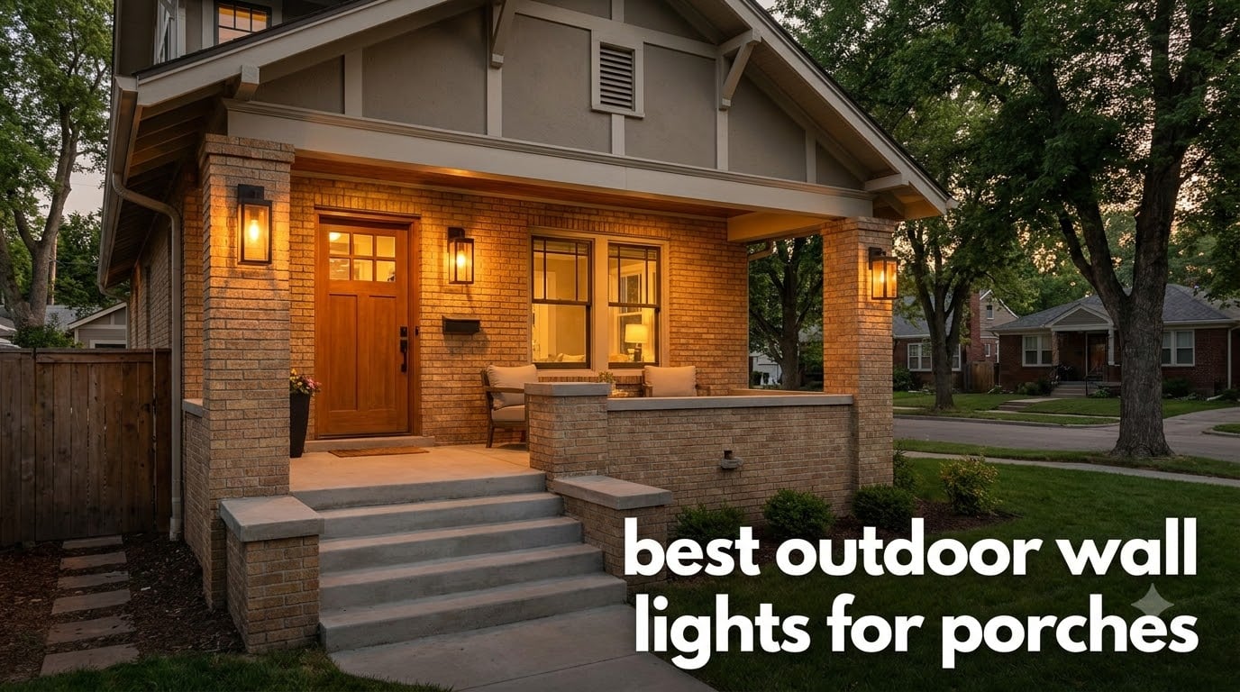 best outdoor wall lights for porches