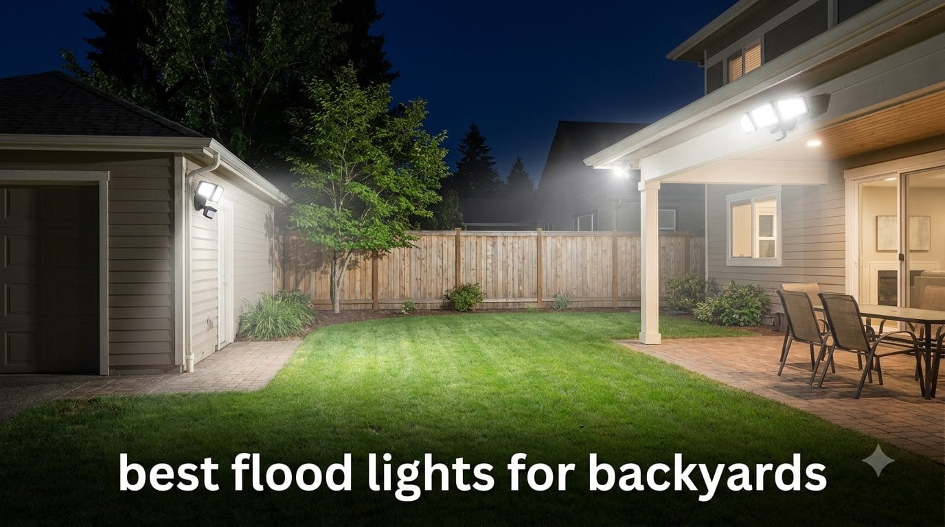 best flood lights for backyards