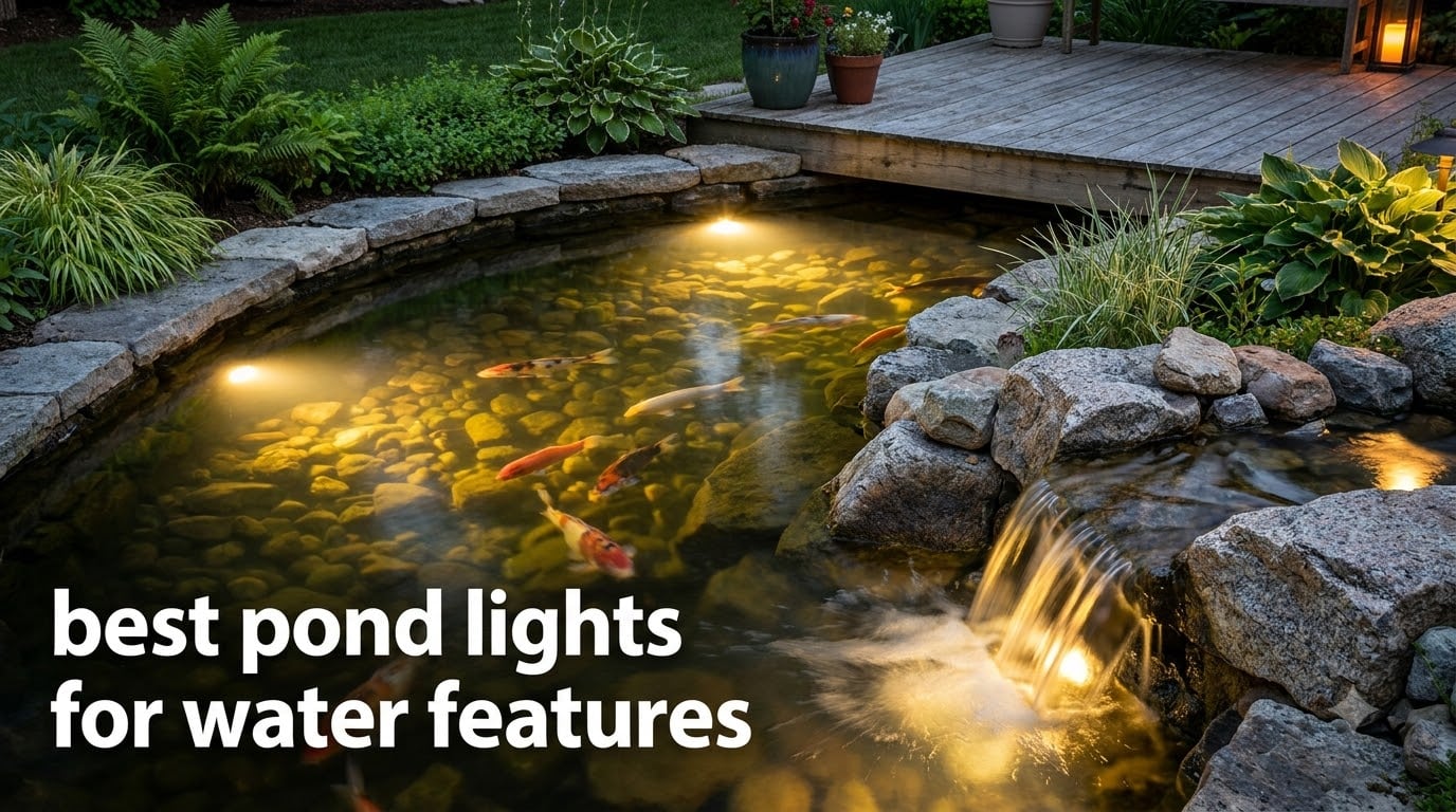 best pond lights for water features