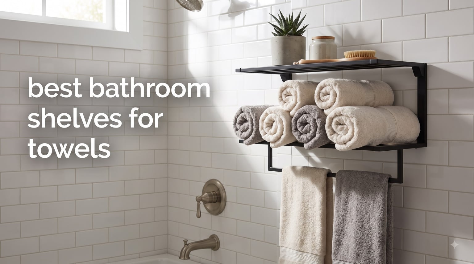 best bathroom shelves for towels