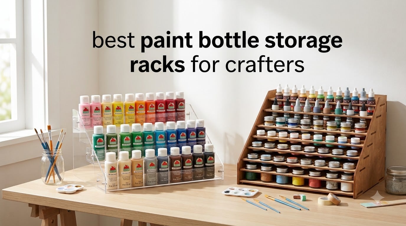 best paint bottle storage racks for crafters
