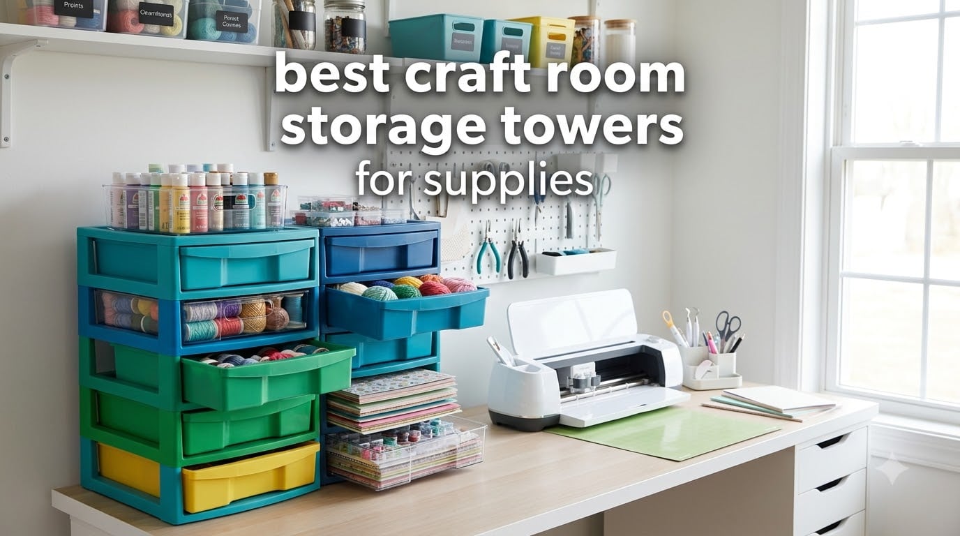 best craft room storage towers for supplies