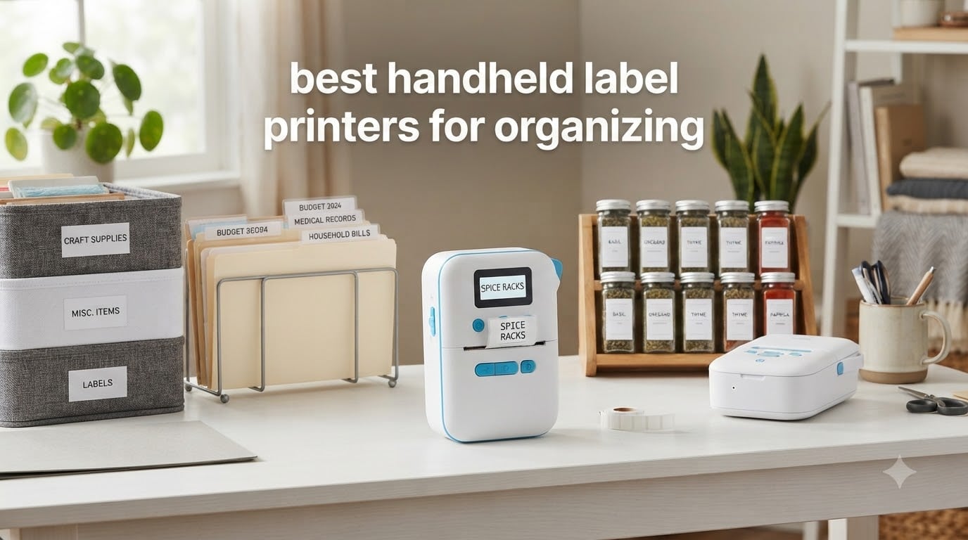 best handheld label printers for organizing