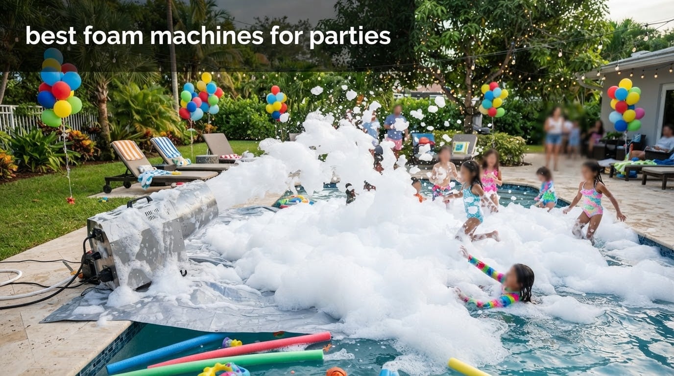 best foam machines for parties
