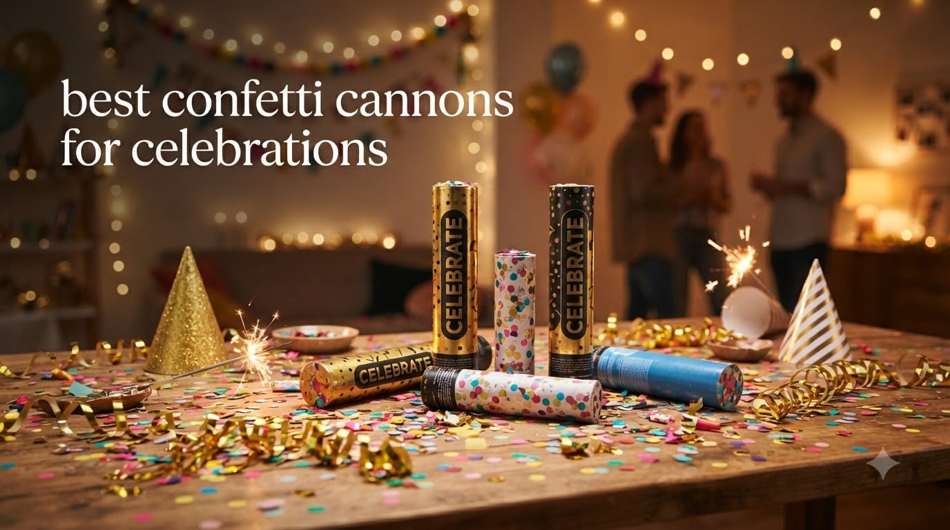 best confetti cannons for celebrations