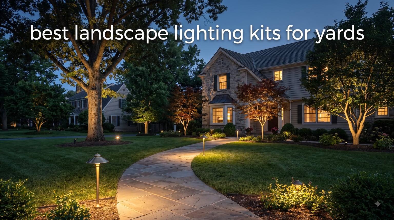 best landscape lighting kits for yards
