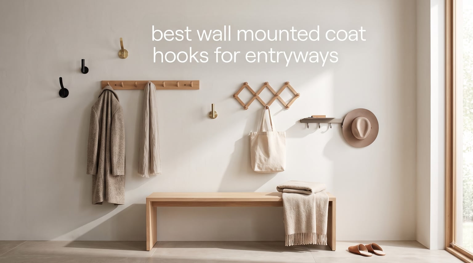 best wall mounted coat hooks for entryways