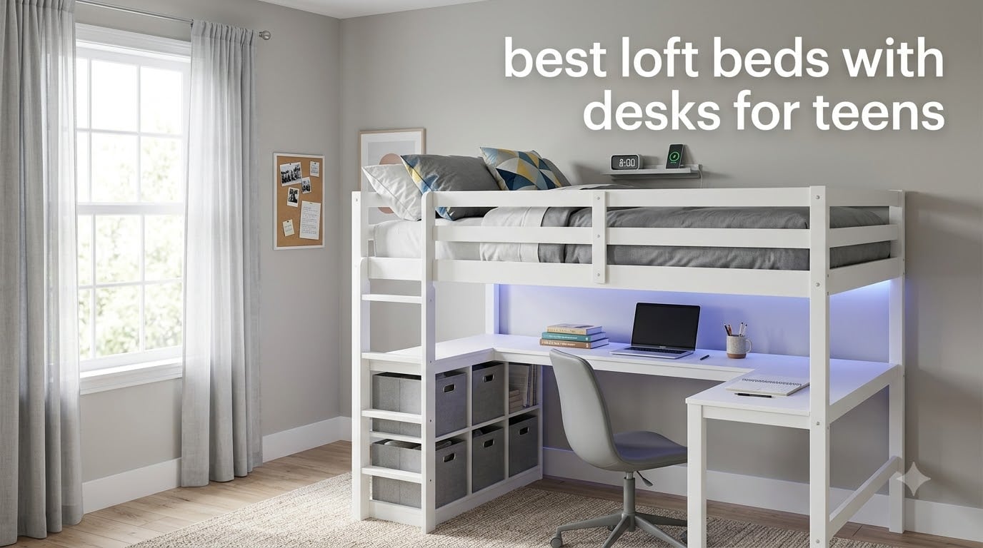 best loft beds with desks for teens