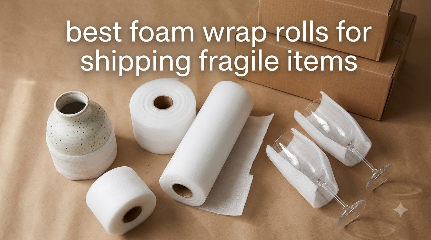 best foam wrap rolls for shipping fragile items