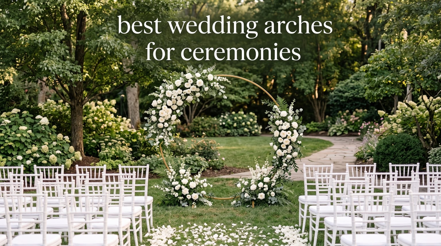 best wedding arches for ceremonies