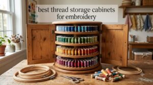 best thread storage cabinets for embroidery