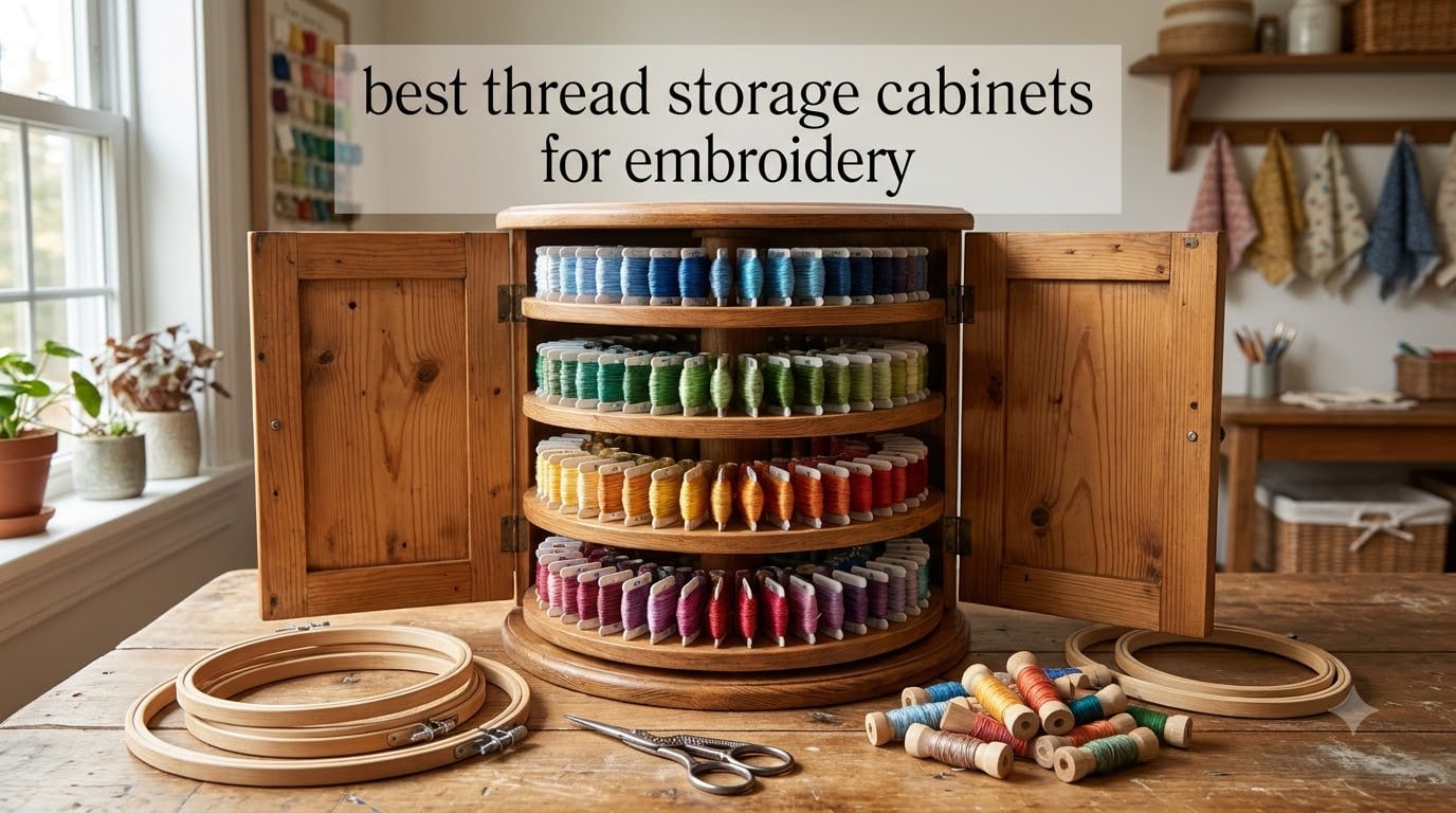 best thread storage cabinets for embroidery
