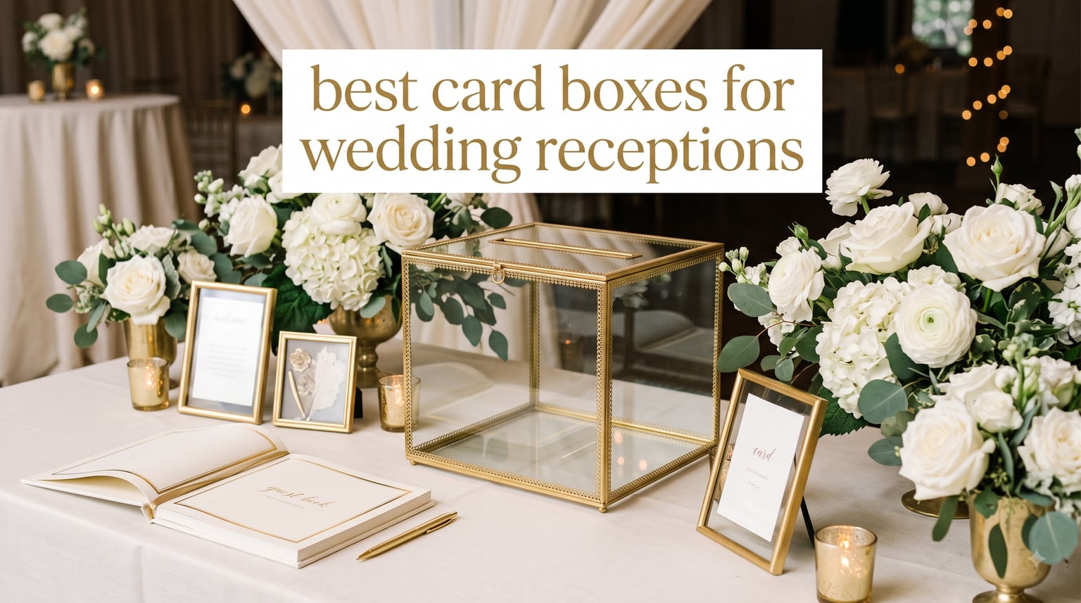 best card boxes for wedding receptions
