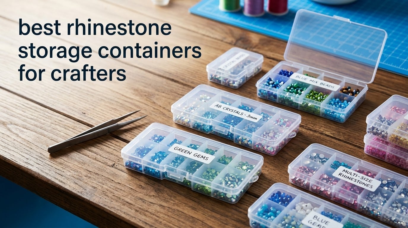 best rhinestone storage containers for crafters