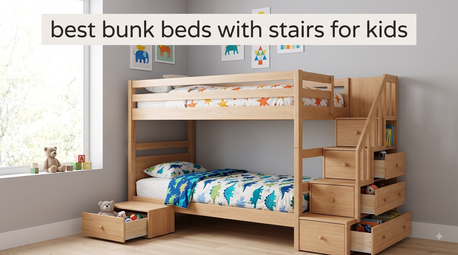 best bunk beds with stairs for kids