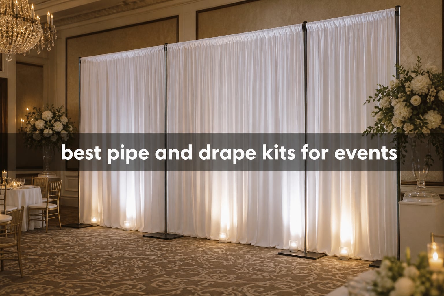 best pipe and drape kits for events