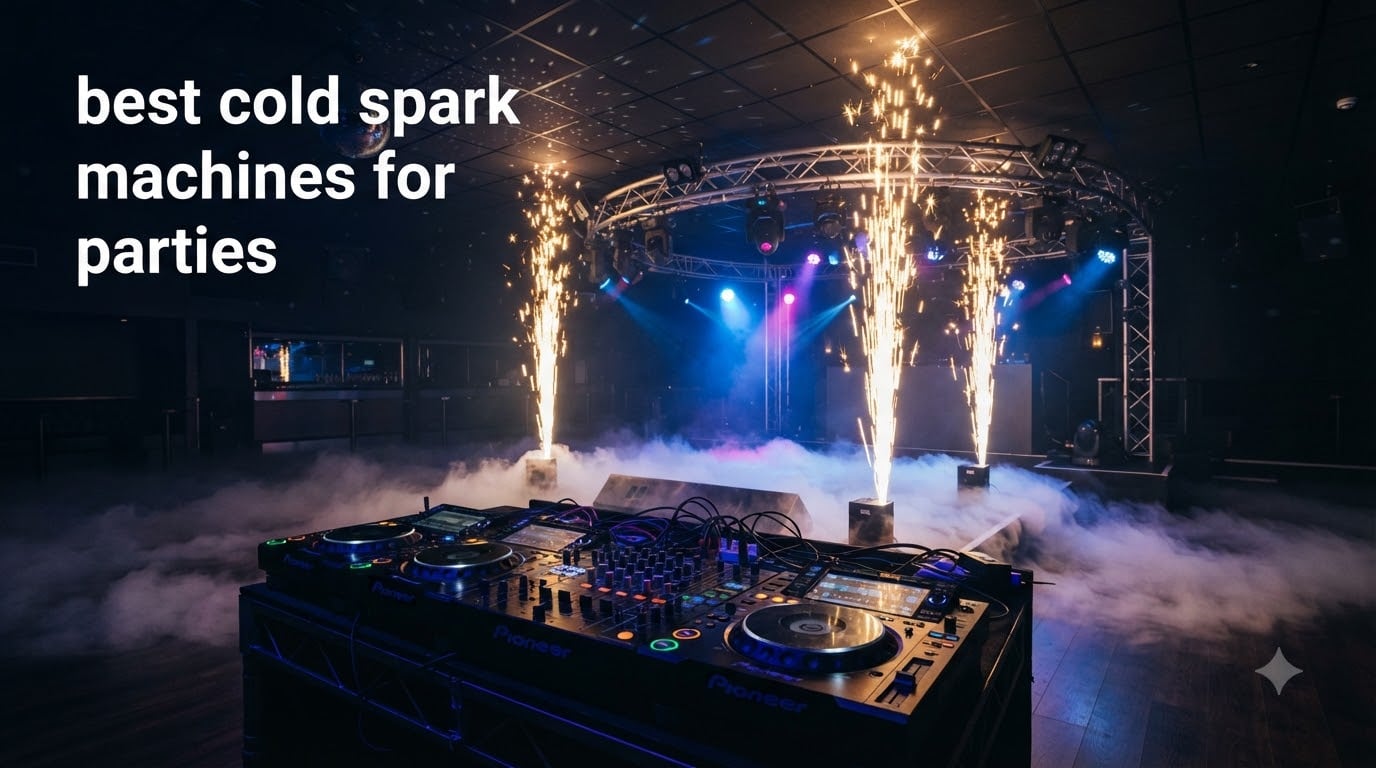best cold spark machines for parties