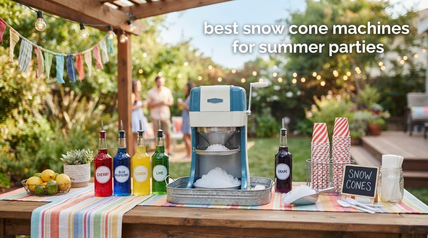 best snow cone machines for summer parties