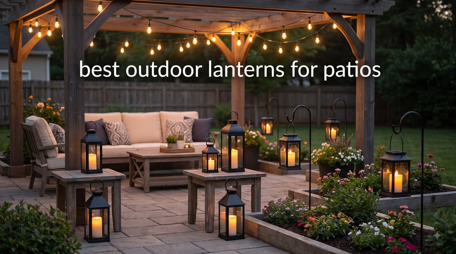 best outdoor lanterns for patios