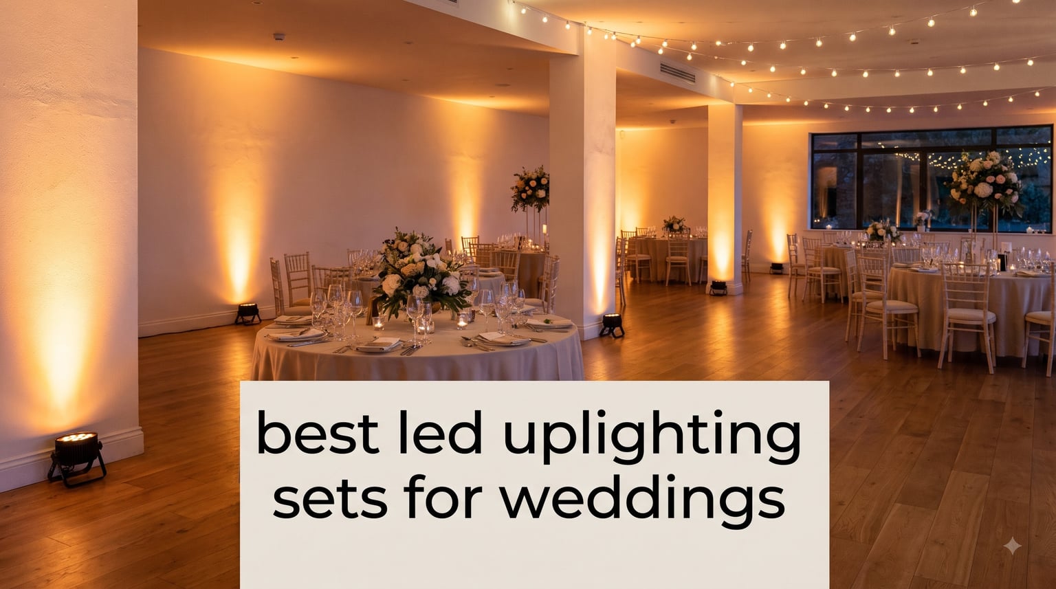 best led uplighting sets for weddings