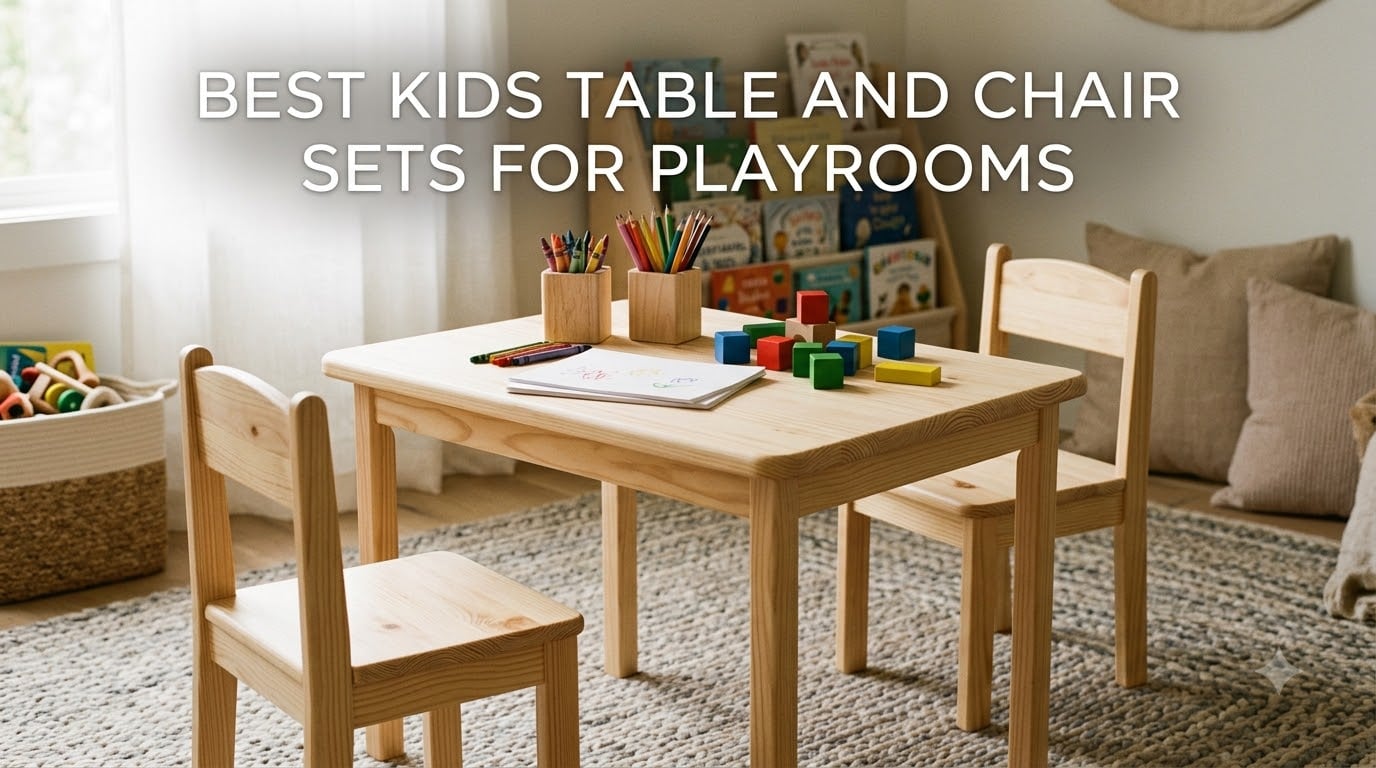 best kids table and chair sets for playrooms