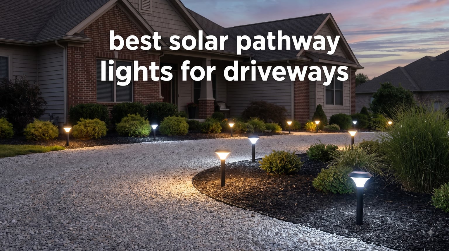 best solar pathway lights for driveways