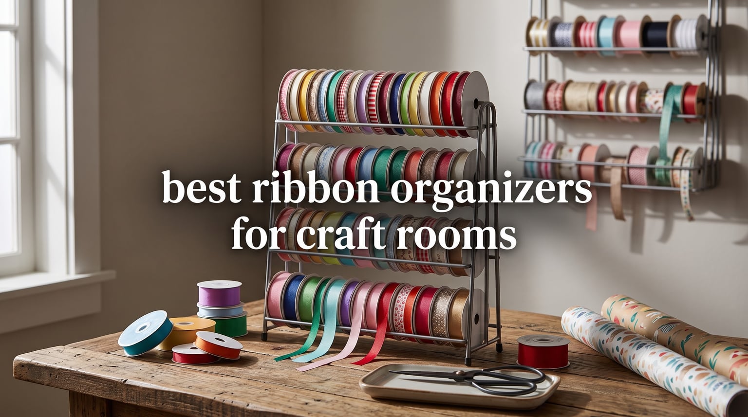 best ribbon organizers for craft rooms