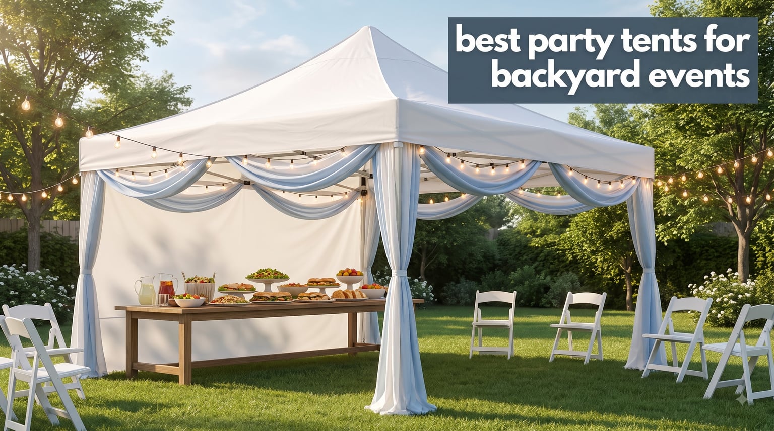 best party tents for backyard events
