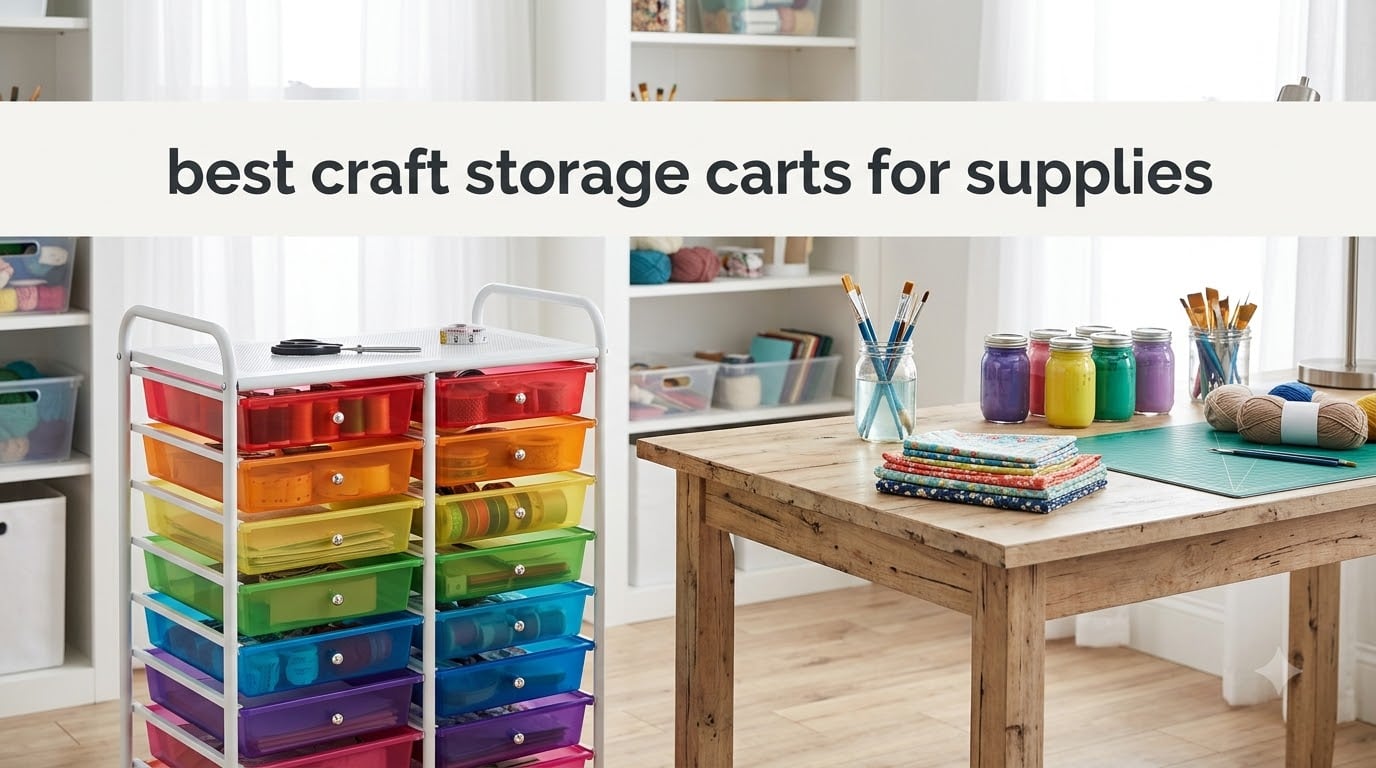 best craft storage carts for supplies