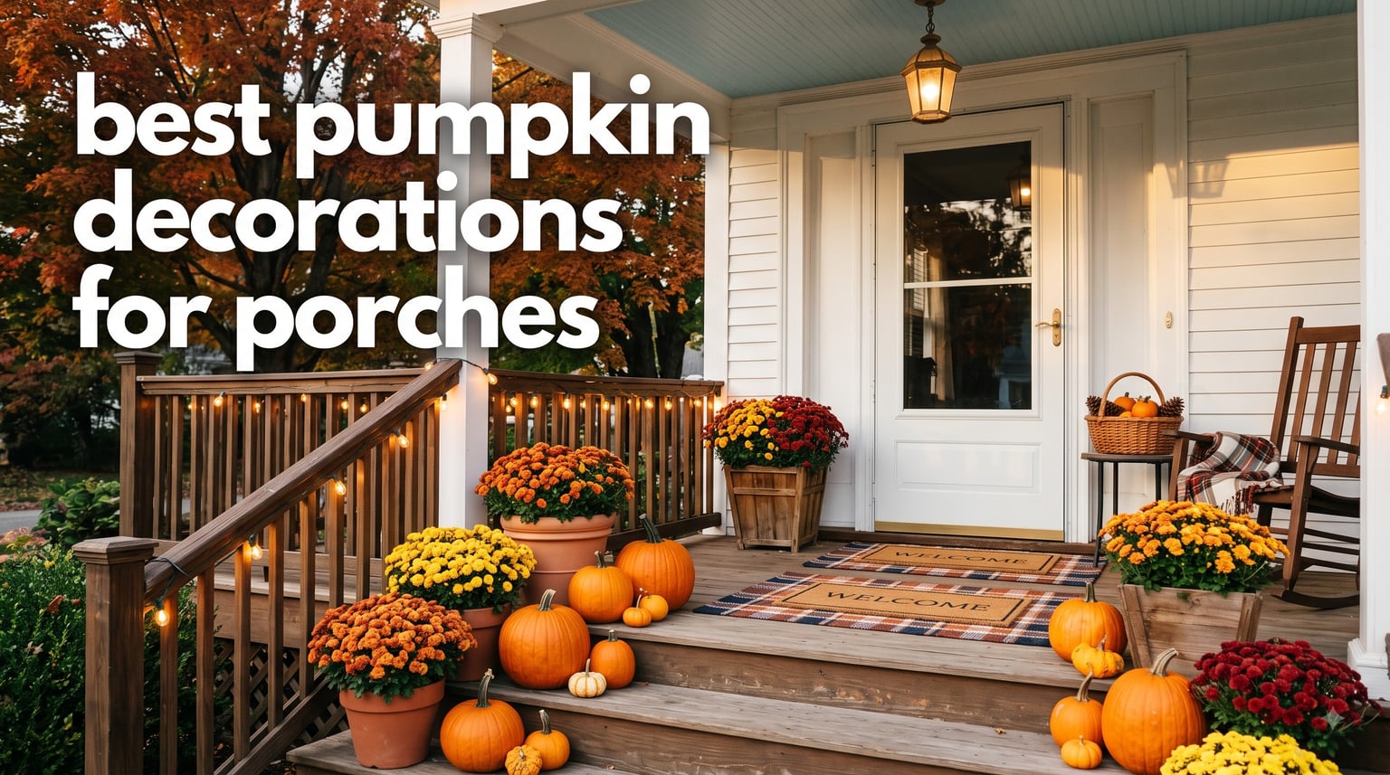 best pumpkin decorations for porches